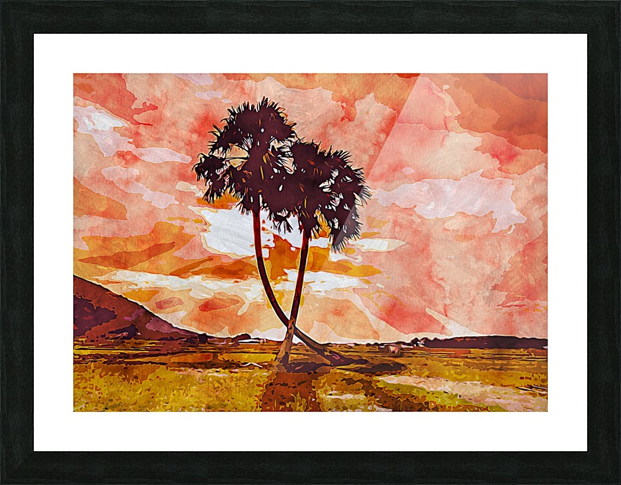 Nature Landscape 4 Picture Frame print