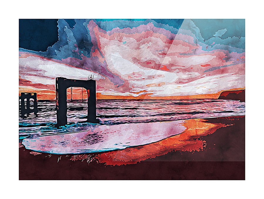 Nature Drawing 7 Picture Frame print