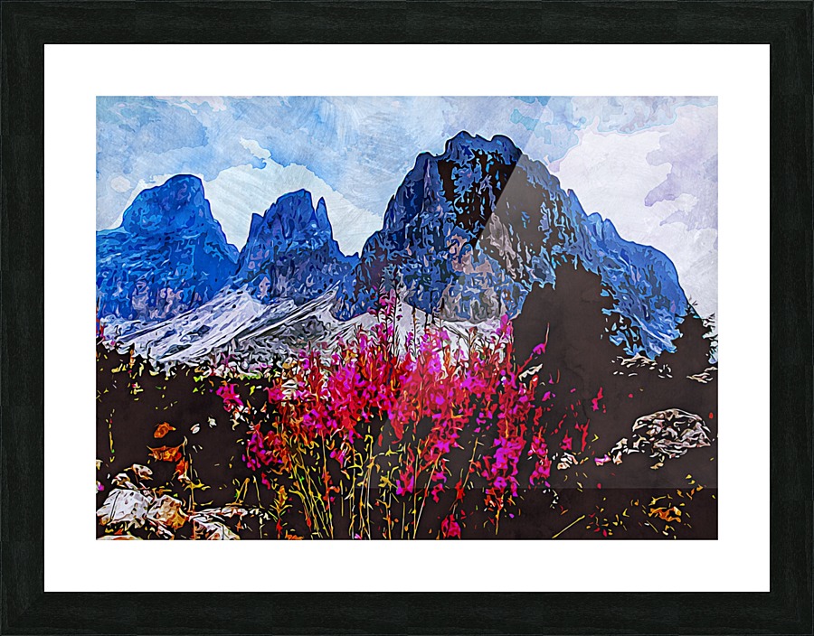 Nature Wall Background 10 Picture Frame print