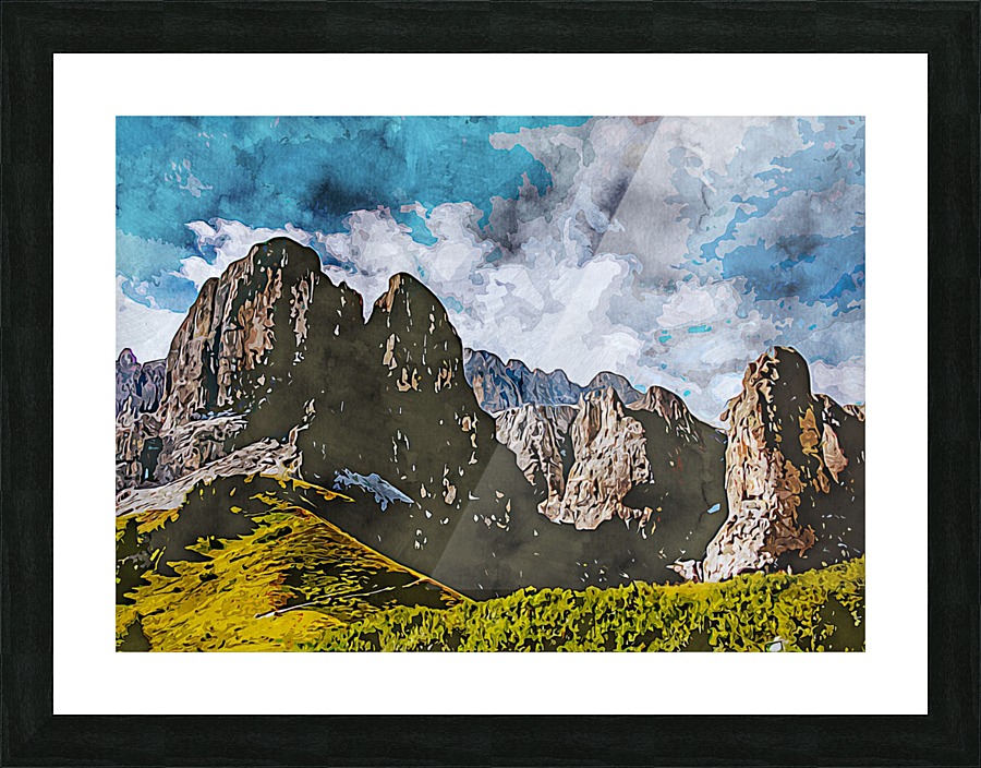 Nature Wall Background 7 Picture Frame print