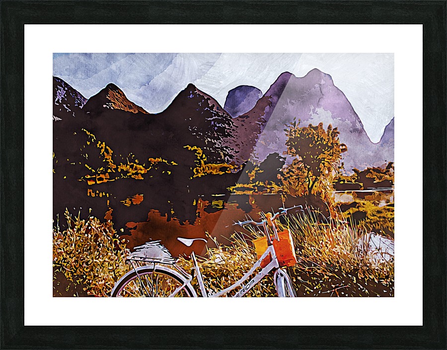 Nature Wall Background 5 Picture Frame print