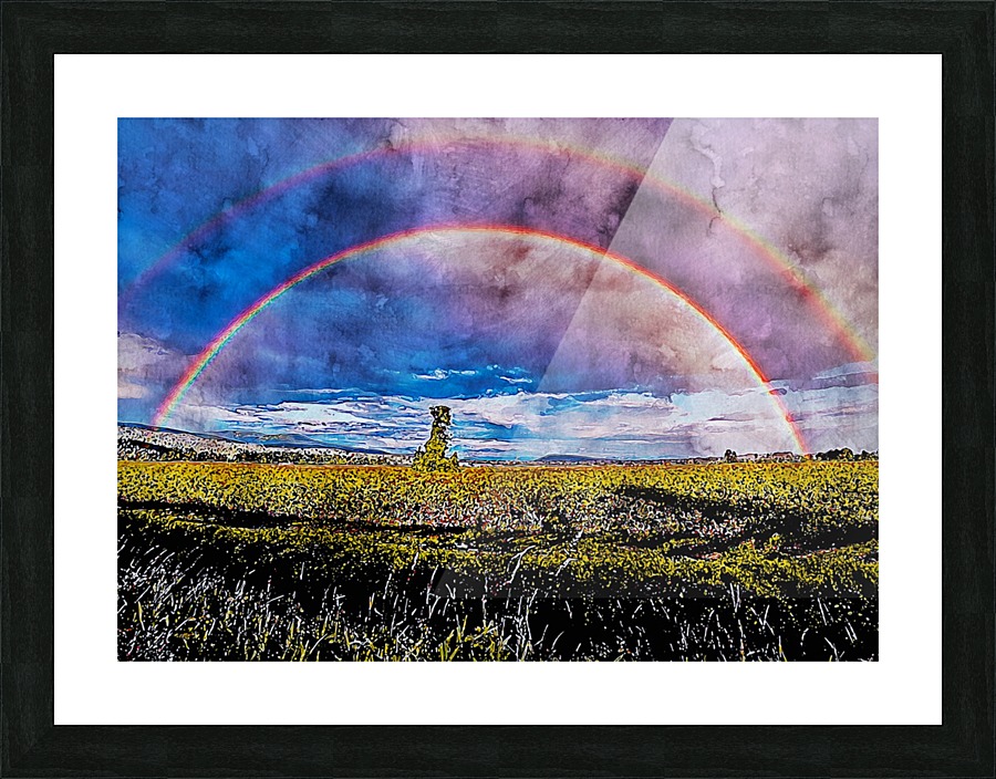 Nature Wall Background 4 Picture Frame print