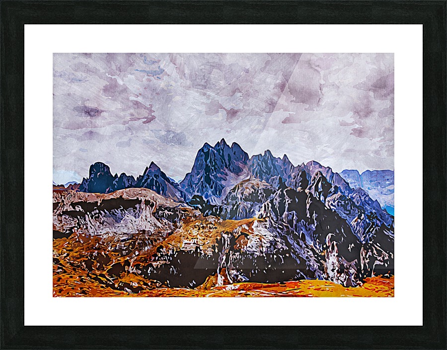 Nature Wall Background 3 Picture Frame print