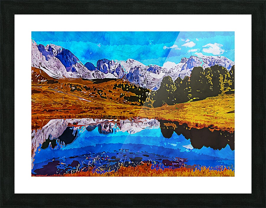 Nature Wall Background 2 Picture Frame print