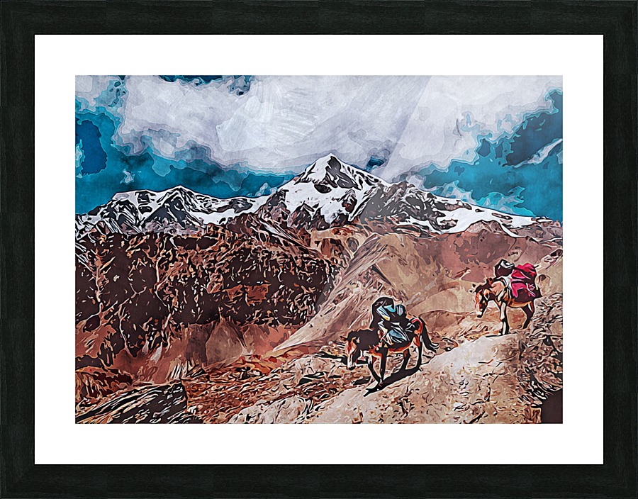 Nature illustration Picture Frame print