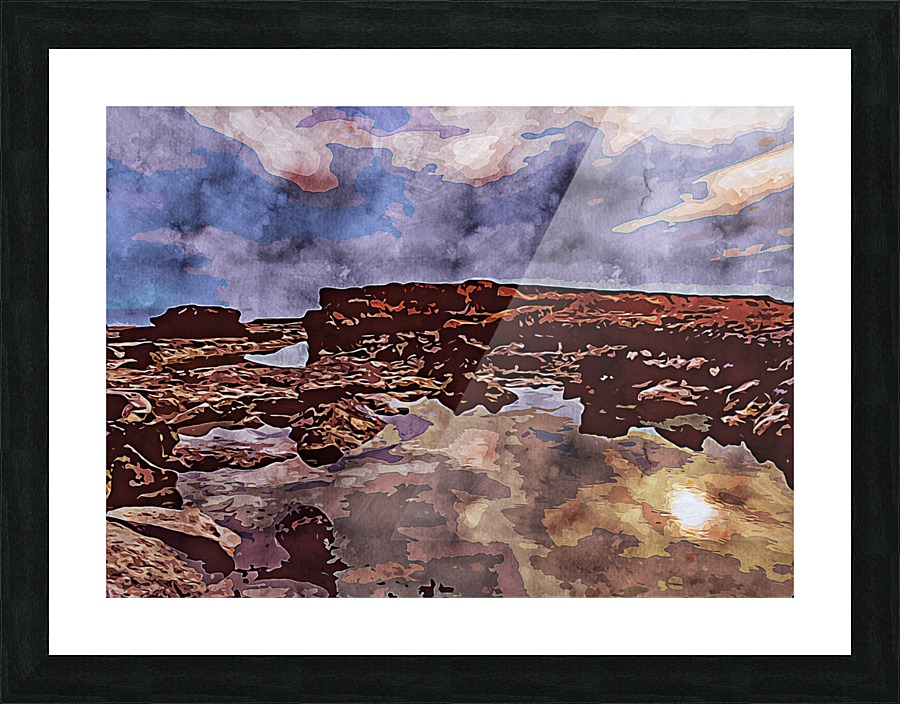 Nature View 12 Picture Frame print