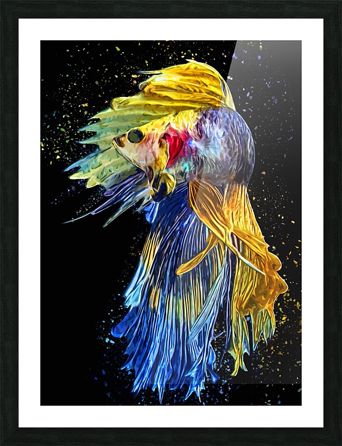 Betta Fish Lover 5 Picture Frame print