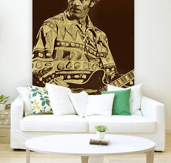 Chuck Berry Retro Vintage Poster 7 by RANGGA OZI