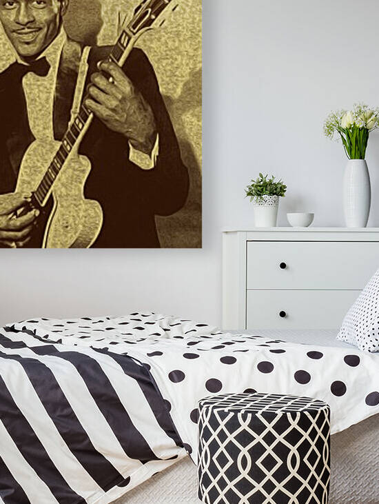 Chuck Berry Retro Vintage Poster 18 by RANGGA OZI