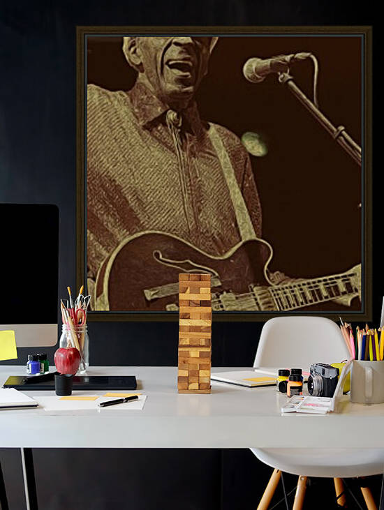 Chuck Berry Retro Vintage Poster 17 by RANGGA OZI