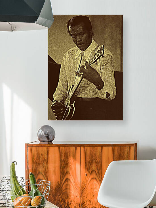 Chuck Berry Retro Vintage Poster  16 by RANGGA OZI