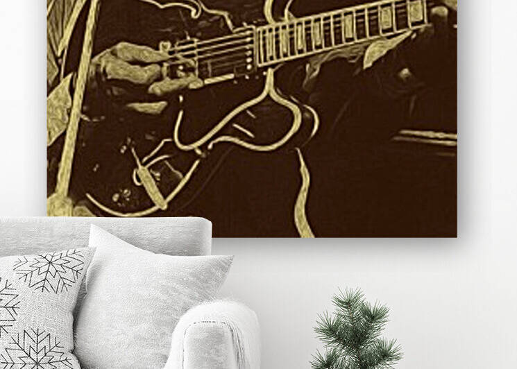 Chuck Berry Retro Vintage Poster 19 by RANGGA OZI