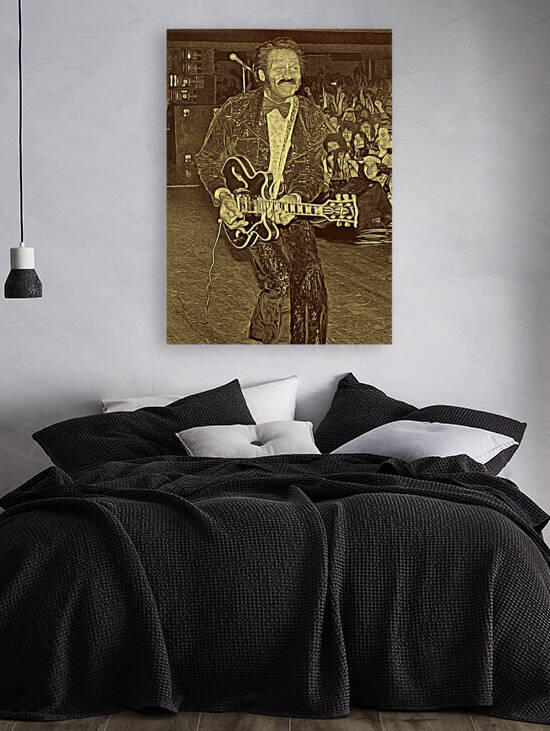 Chuck Berry Retro Vintage Poster  25 by RANGGA OZI