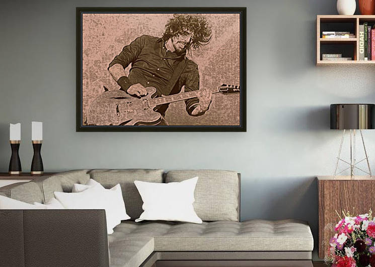 Dave Grohl Retro Vintage Art 8 by RANGGA OZI