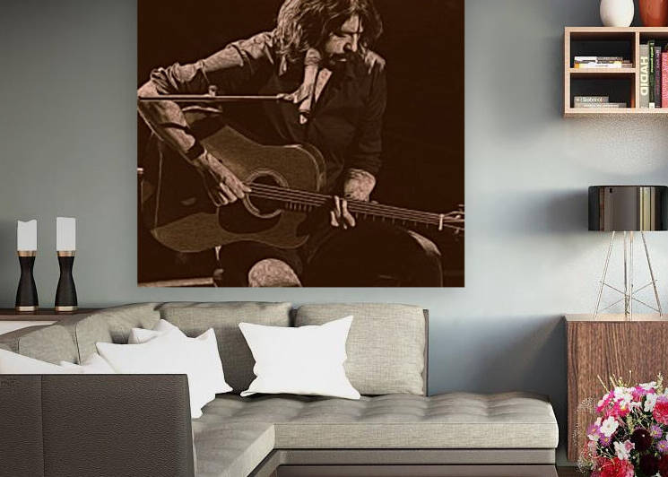 Dave Grohl Retro Vintage Art 7 by RANGGA OZI