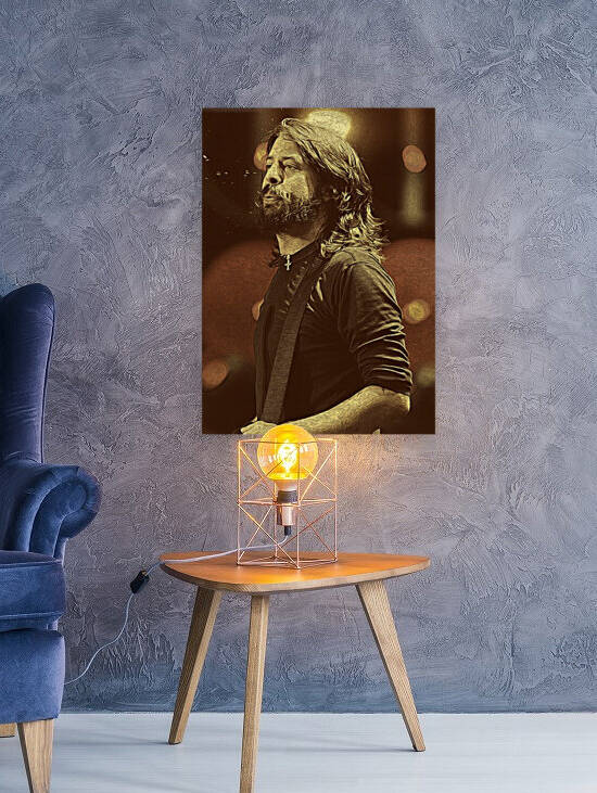 Dave Grohl Retro Vintage Art 17 by RANGGA OZI