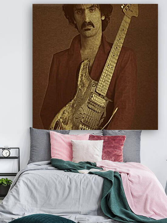 Frank Zappa Oil Painting 1 by RANGGA OZI
