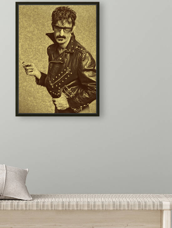 Frank Zappa Oil Painting 2 by RANGGA OZI