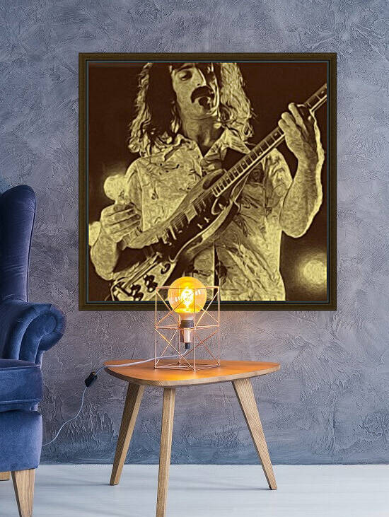 Frank Zappa Oil Painting 4 by RANGGA OZI