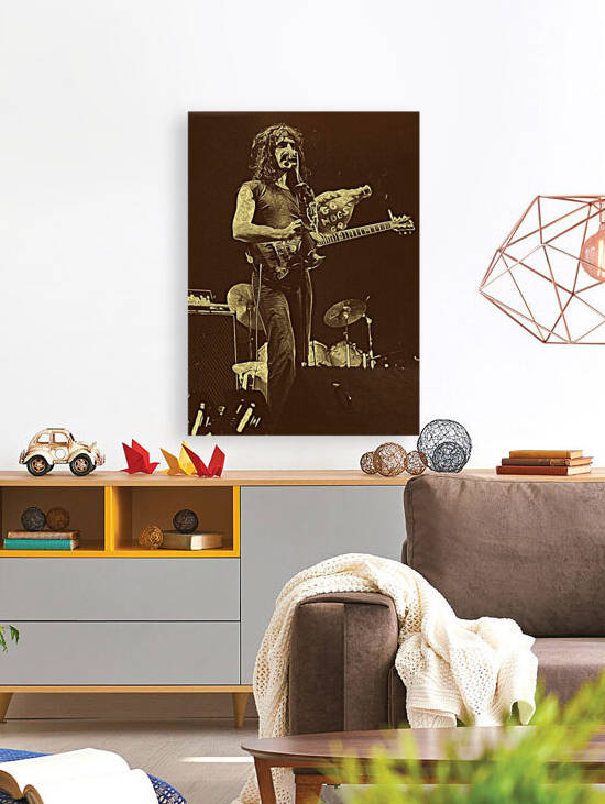 Frank Zappa Oil Painting 5 by RANGGA OZI