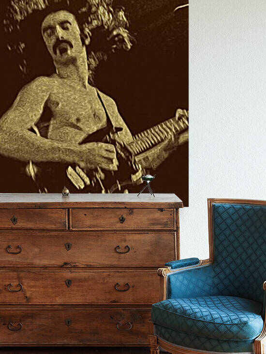Frank Zappa Oil Painting 6 by RANGGA OZI