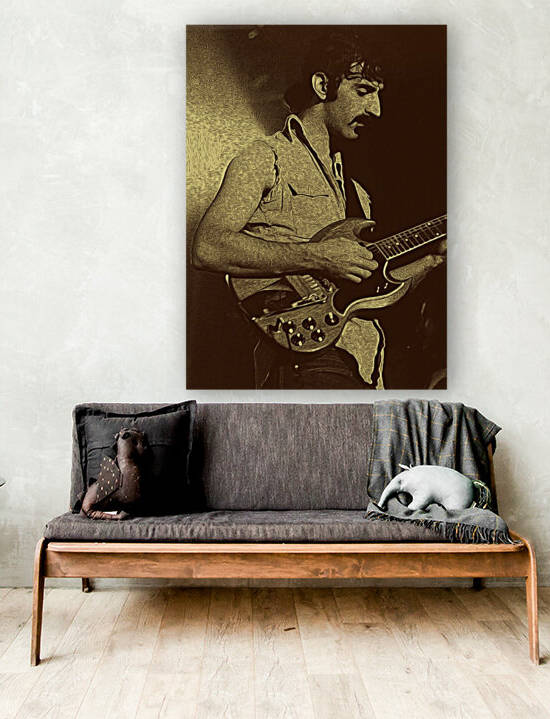 Frank Zappa Oil Painting 7 by RANGGA OZI