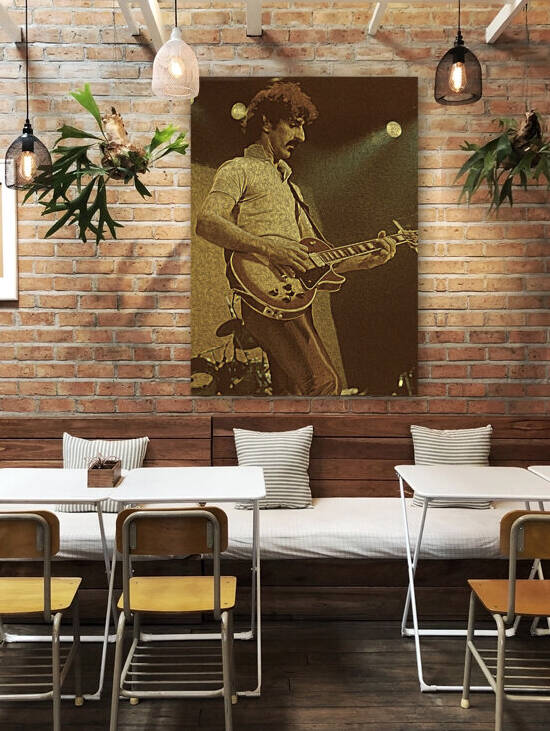 Frank Zappa Oil Painting 9 by RANGGA OZI