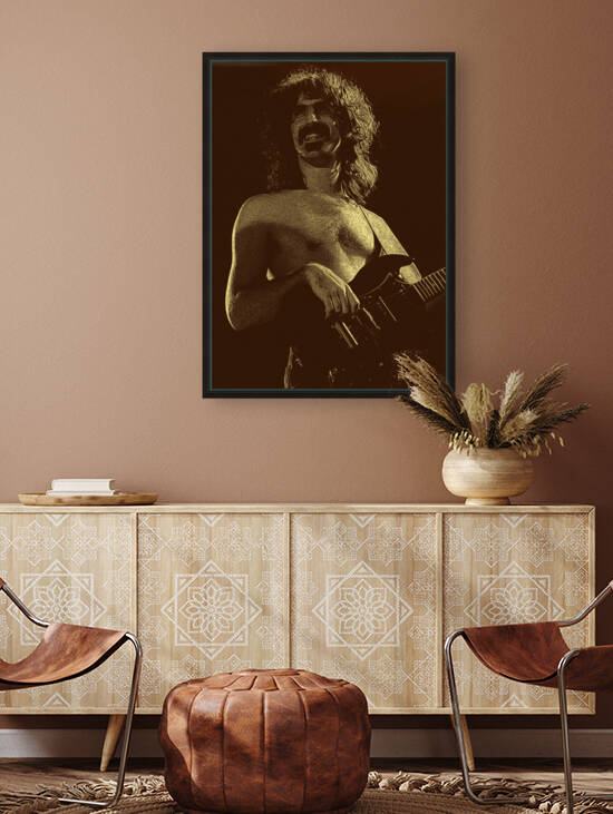 Frank Zappa Oil Painting 10 by RANGGA OZI
