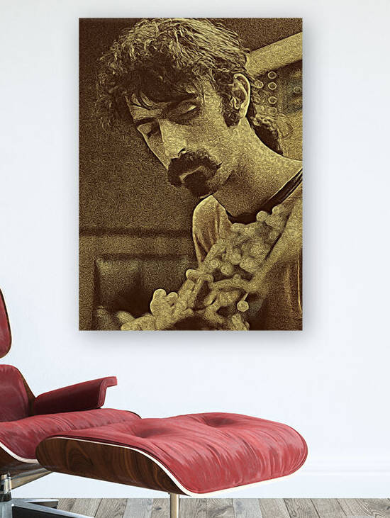Frank Zappa Oil Painting 15 by RANGGA OZI