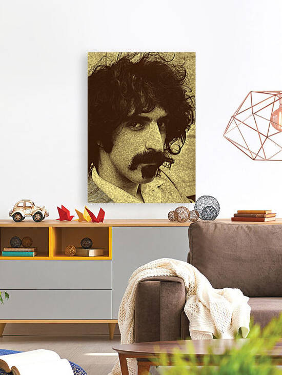 Frank Zappa Oil Painting 17 by RANGGA OZI