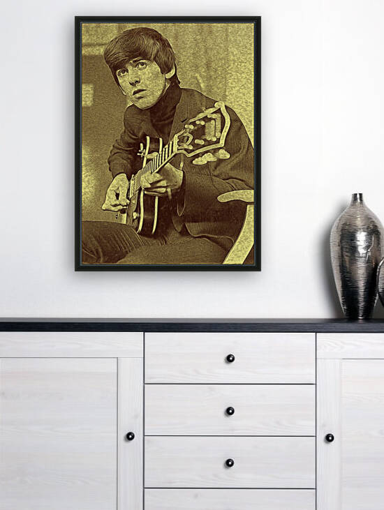 George Harrison Guitarist of the Beatles 21 by RANGGA OZI