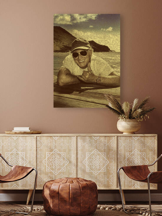 Jimmy Buffett Retro Vintage 11 by RANGGA OZI