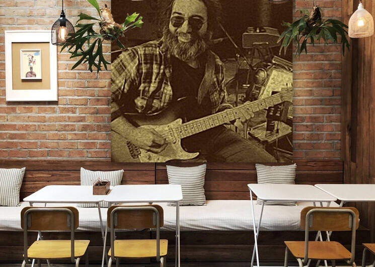 Jerry Garcia Retro Vintage 4 by RANGGA OZI