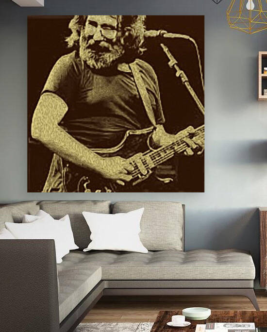 Jerry Garcia Retro Vintage 8 by RANGGA OZI