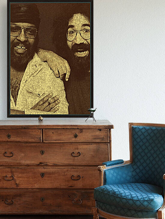 Jerry Garcia Retro Vintage 10 by RANGGA OZI