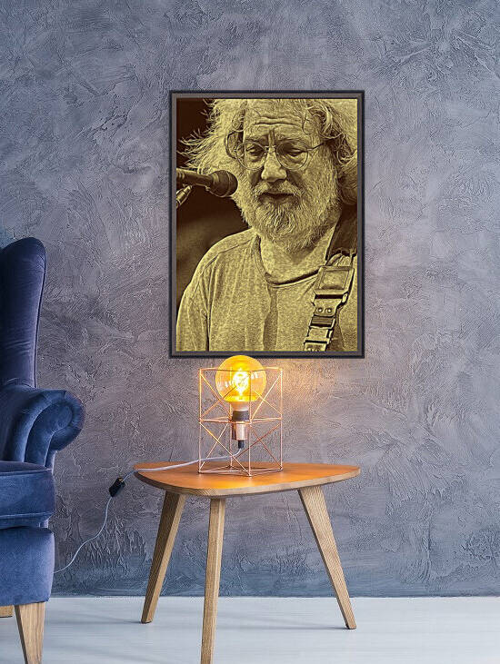 Jerry Garcia Retro Vintage 14 by RANGGA OZI
