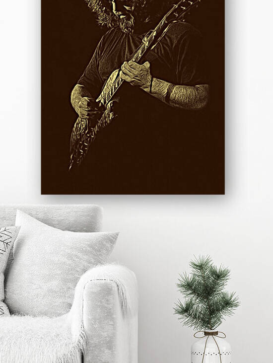 Jerry Garcia Retro Vintage 19 by RANGGA OZI