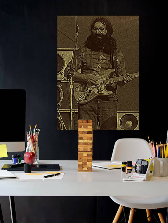 Jerry Garcia Retro Vintage 24 by RANGGA OZI