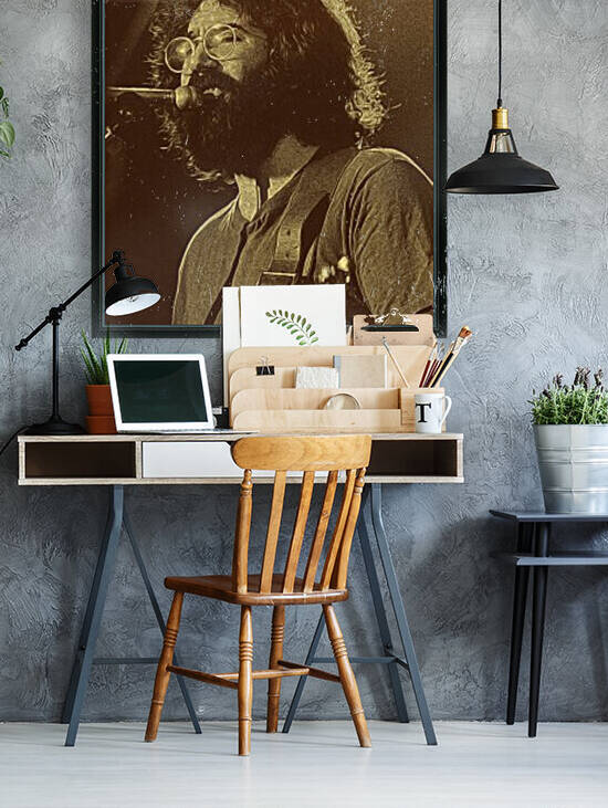 Jerry Garcia Retro Vintage 27 by RANGGA OZI