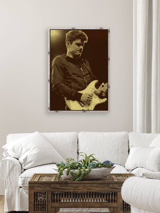 John Mayer Vintage Photo Art 6 by RANGGA OZI