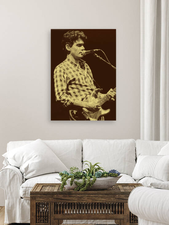 John Mayer Vintage Photo Art 3 by RANGGA OZI