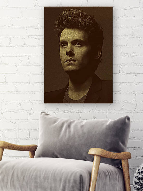 John Mayer Vintage Photo Art 9 by RANGGA OZI