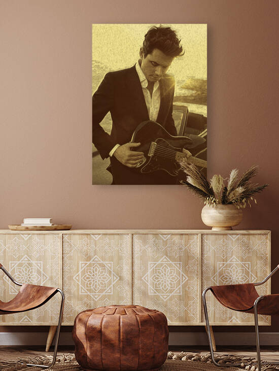 John Mayer Vintage Photo Art 18 by RANGGA OZI