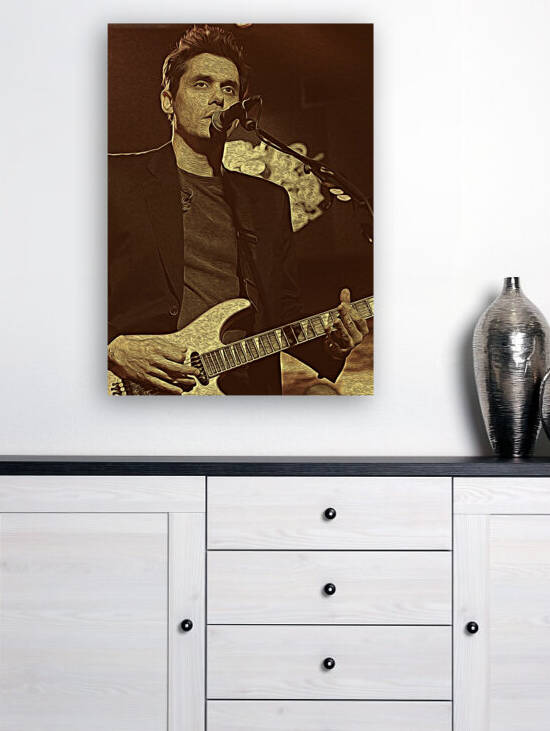 John Mayer Vintage Photo Art 26 by RANGGA OZI