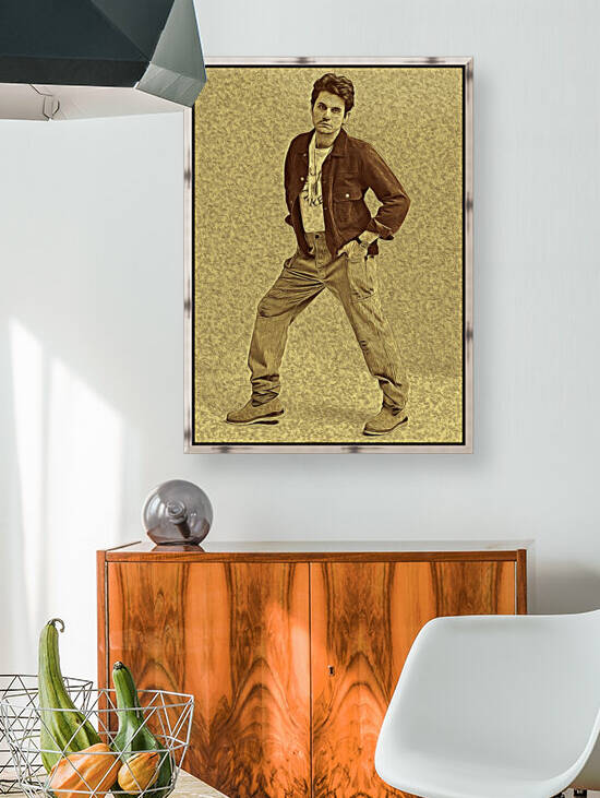 John Mayer Vintage Photo Art 21 by RANGGA OZI