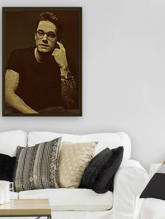 John Mayer Vintage Photo Art 30 by RANGGA OZI