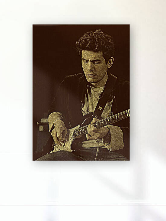 John Mayer Vintage Photo Art 25 by RANGGA OZI