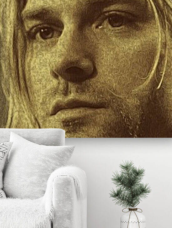 Kurt Cobain Vintage 4 by RANGGA OZI