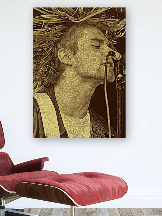 Kurt Cobain Vintage 1 by RANGGA OZI