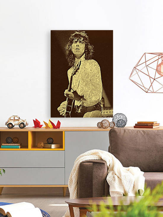 Keith Richards Vintage Painting 24 by RANGGA OZI